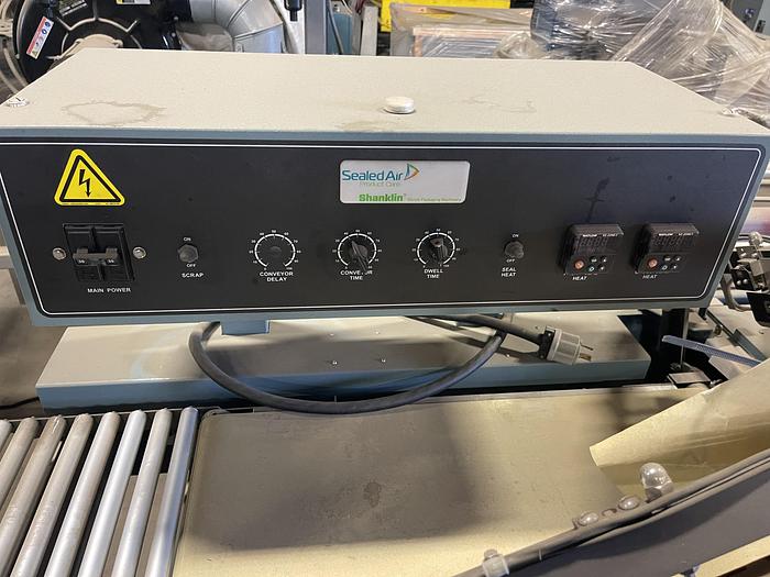 Used Shanklin S24B L-Frame Heat Sealer Semi-Automatic Wrapping Machine