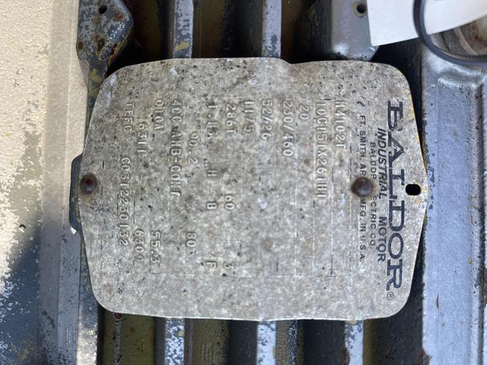 Used Vaughan Chopper Pump 4"x 8" Flanged Inlet Outlet