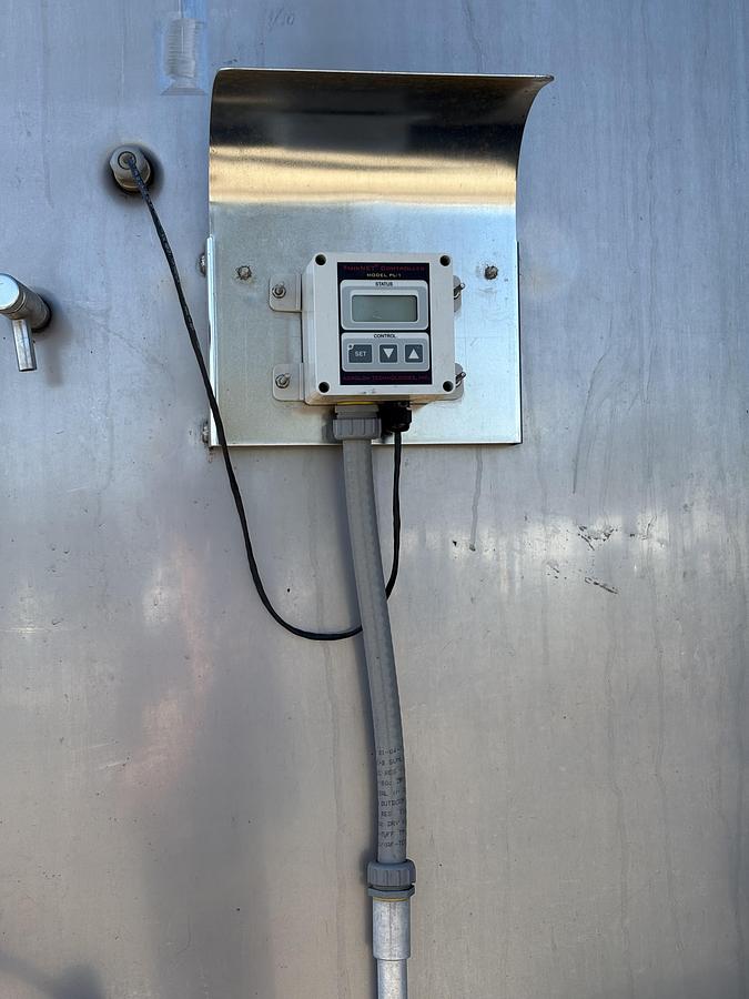 Used 6,124 Gallon Vertical Stainless Steel Jacketed Wine Tanks