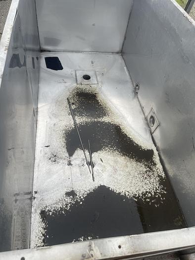 Used 800 Gallon Rectangular Stainless Steel Tank #3131