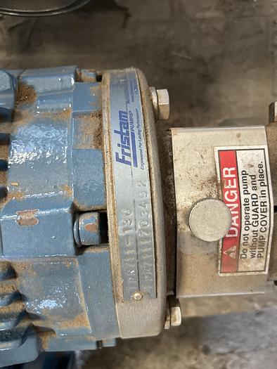 Used Fristam Model FPR711-130 1.5" x 2" Centrifugal Pump