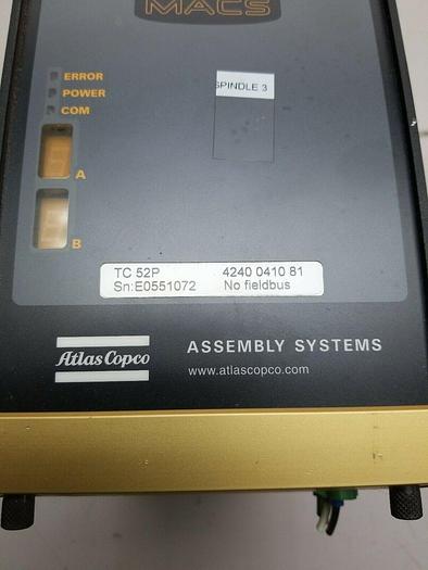 Used Atlas Copco TC 52P Power Macs Controller