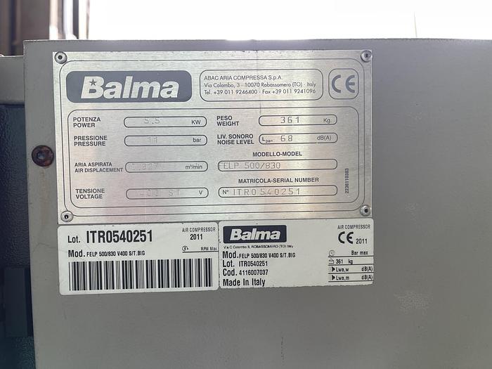 As new Compressore Silenziato BALMA FELP 500/830