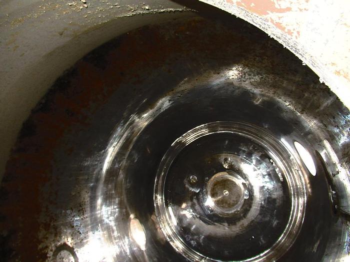 Used Silo, 600 CF, S/st, 8' x 11', Cone Btm, 72.5 PSI, #L742244