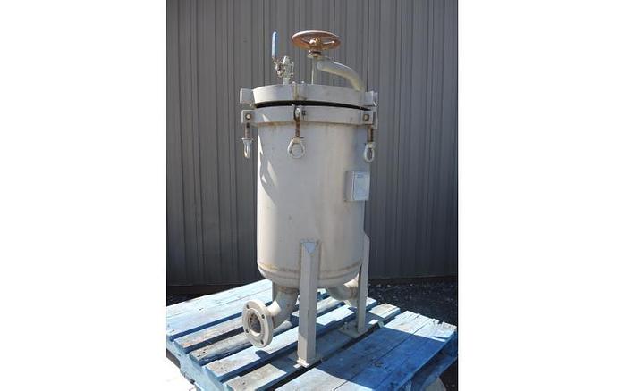 Used USED FILTER, "MULTI" BASKET TYPE, 3" INLET/OUTLET, STAINLESS STEEL