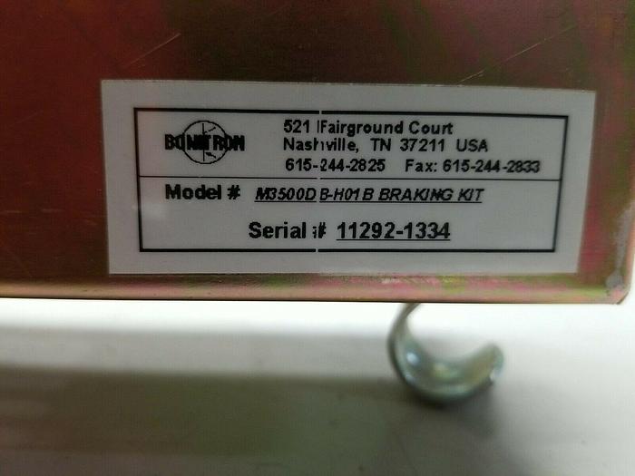 Used Bonitron M3500DB B-H01B Dynamic brake