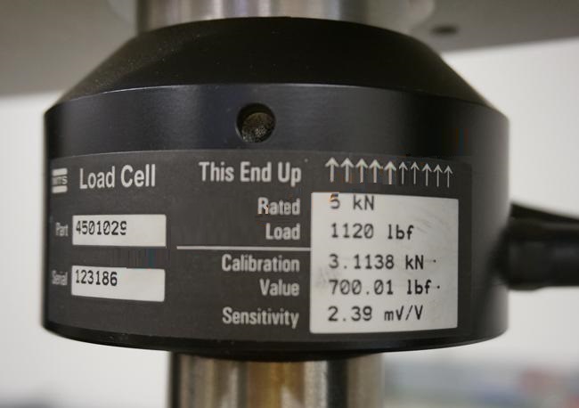 Used MTS  systems Corp Alliance RT/5 1120lbf (5KN) Testing Machine