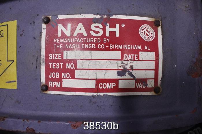 Used Nash CL1001 Vacuum Pump #38530