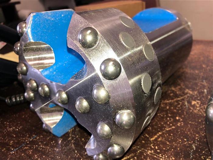 6" Cable Tool Flat Face Button Bit