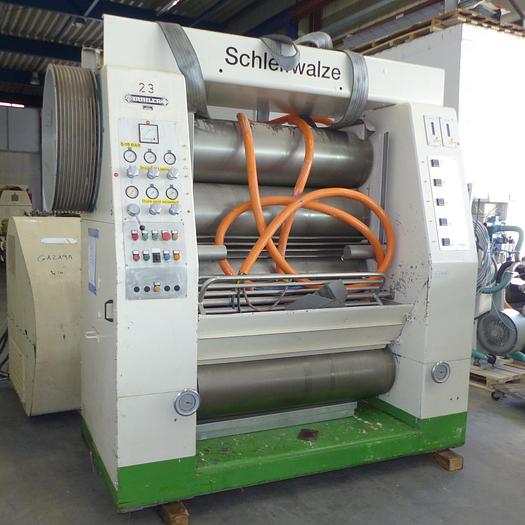 Gebraucht gebr. Fünfwalzwerk Fabrikat BÜHLER Type SFL-1300 mit ca. 1300 mm Walzenbreite.