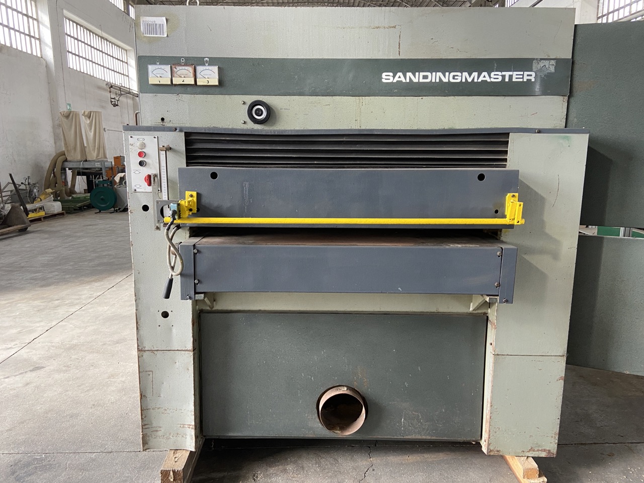 Usato Linea di levigatura calibratura superiore e inferiore, marca Sandingmaster da mm. 900 ( SCSO 3 1100 + SCSB3 900 )