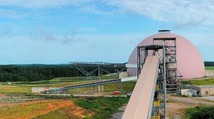 Used Conveyor, Belt, 48" x 295', Covered, Incline, 125 HP #C743207