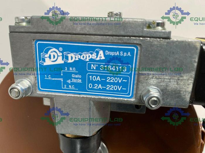 Used Dropsa 0989001 Hydraulic Pump Station w/ MT .12 HP TN56B Motor & Tramec Gearbox