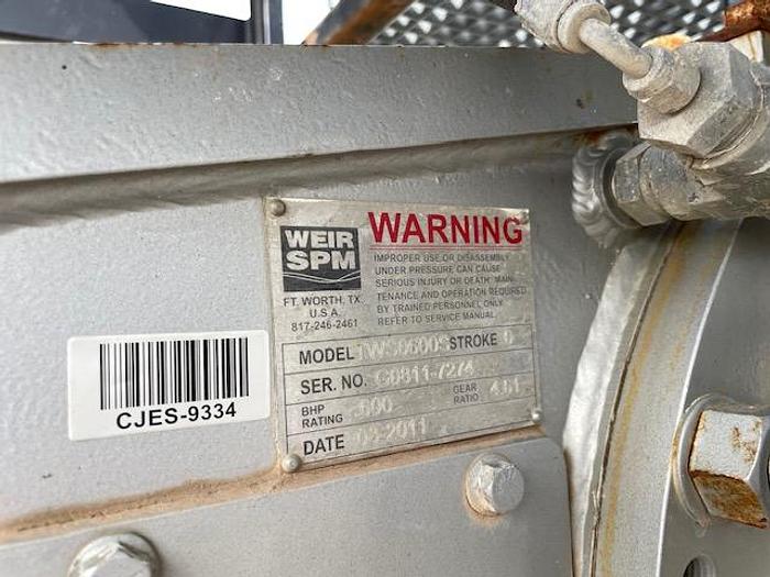 Used 2001 SPM / Weir 600 double pumper