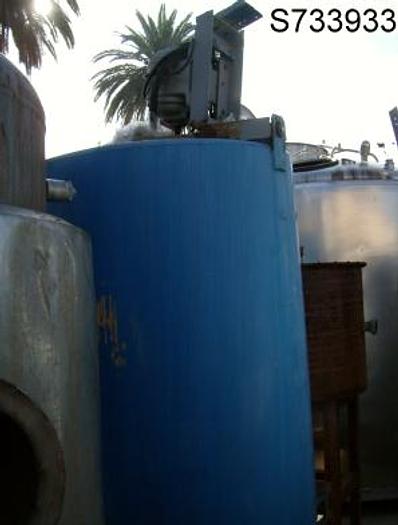 Used Tank, 450 Gallon, S/st, 46" x 5', OT/FB, Agit, 3 HP #S733933