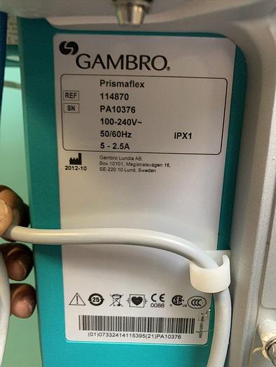Used Gambro Prismaflex Dialysegerät SV 7.21 + Barkey Auto Control 3XPT Unit