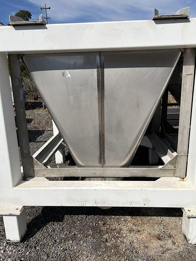 Used Hopper, 140 CF Total Capacity, S/St, (2) Hoppers #S744847