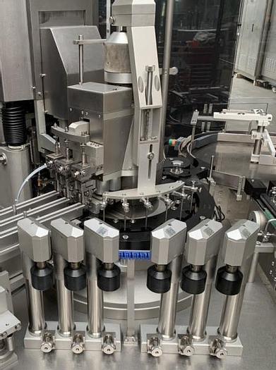 Used J 14607 D - Liquid Filler / Dropper Inserter / Screw Capper BAUSCH + STRÖBEL KSF 3020