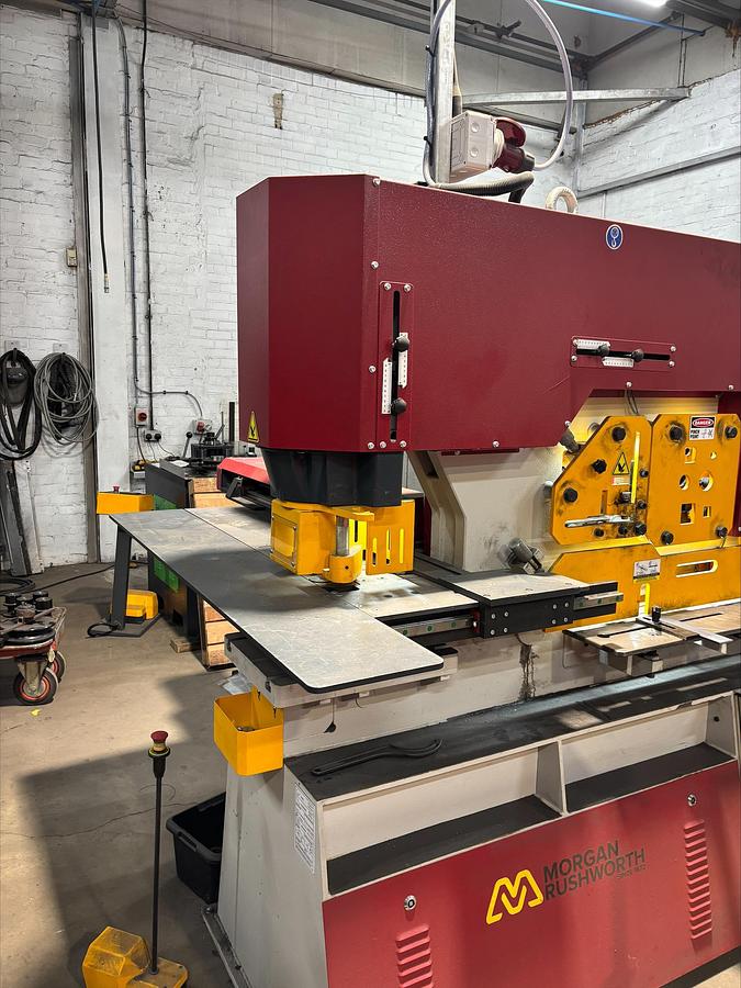 Used Morgan Rushworth HST125 NC Hydraulic Punch / Steelworker