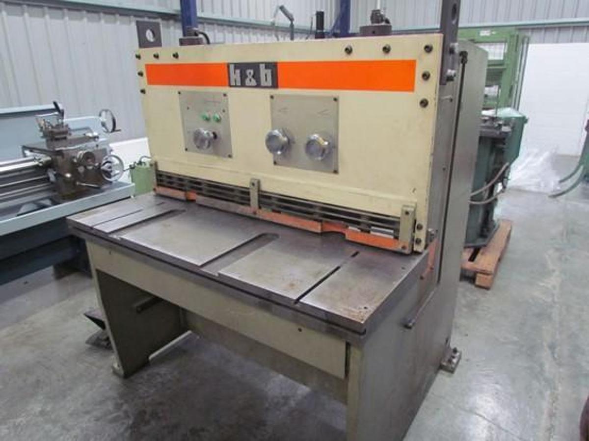Used K & B 4-1250 Hydraulic Shear