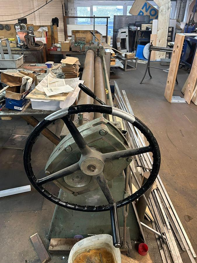 Used A J Morgan Manual Geared Pinch Bending Rolls