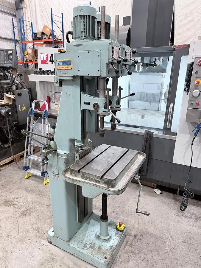 Used Pollard 130A/2 2 Spindle Bank of Drills
