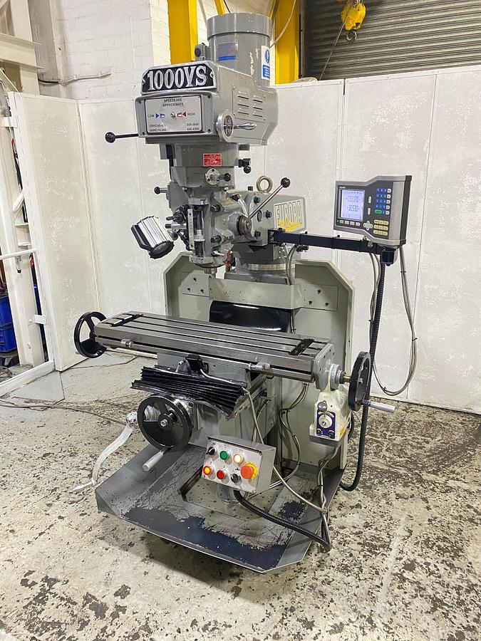 Used Europa 1000VS Turret Mill
