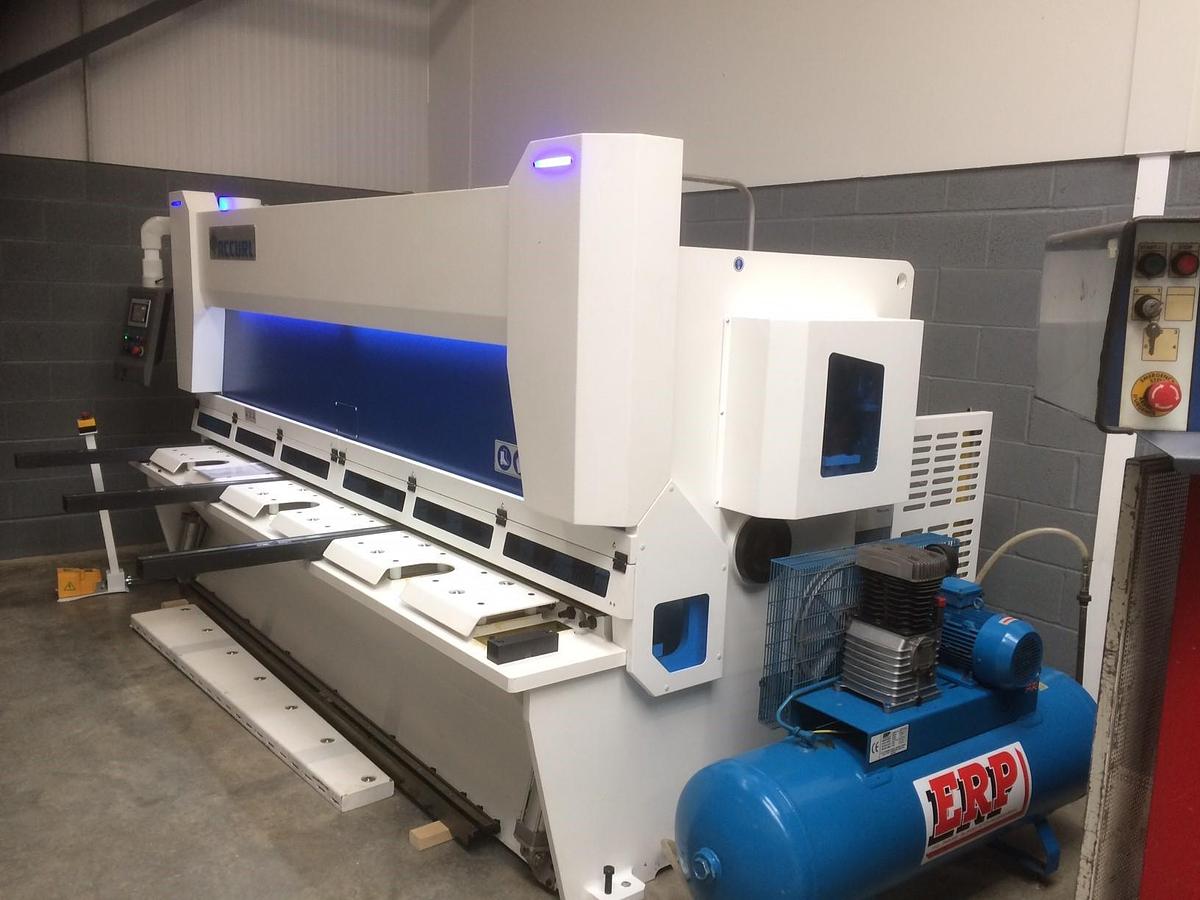 Used Accurl MS8 CNC Hydraulic Variable Rake Shears From 2.5m x 6mm