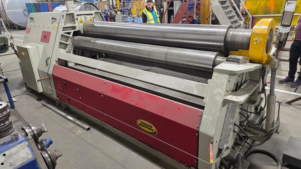 Used Morgan Rushworth DPBH-4 2550 280 Hydraulic Double Pinch Bending Rolls