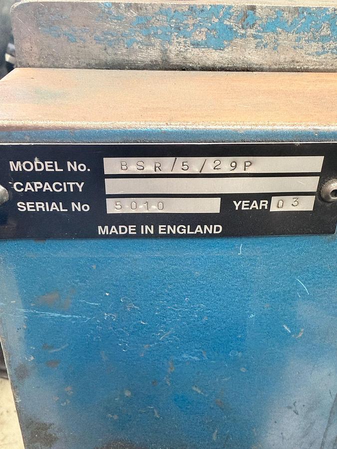 Used Walton BSR/5/29P Initial Pinch Power Bending Rolls