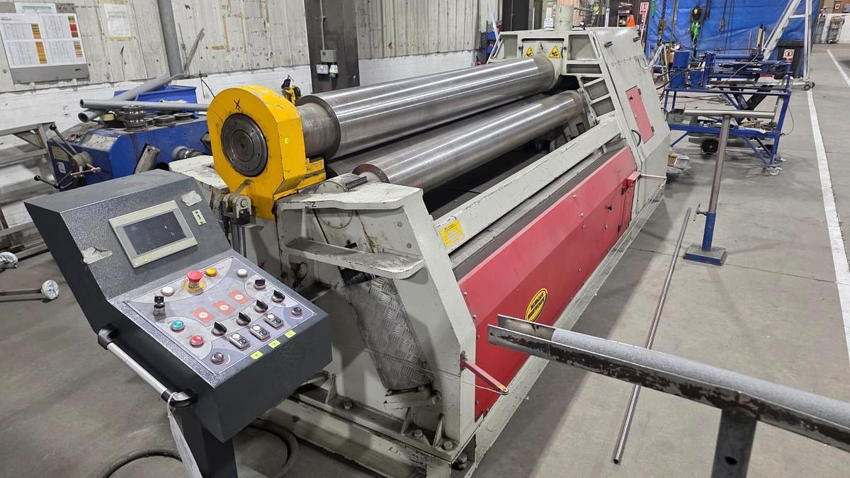 Used Morgan Rushworth DPBH-4 2550 280 Hydraulic Double Pinch Bending Rolls