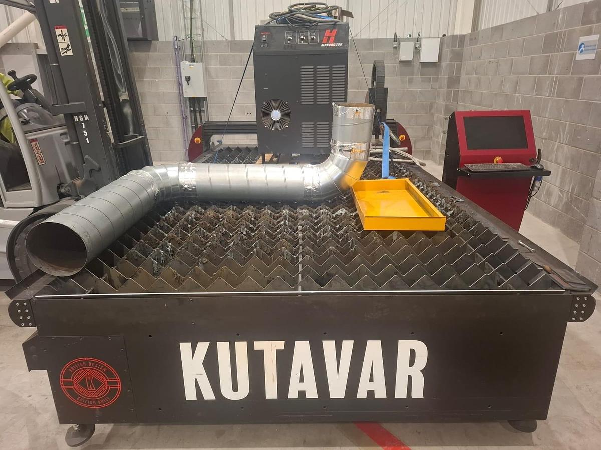 Used Kutavar 4 x 2m CNC Plasma Cutter