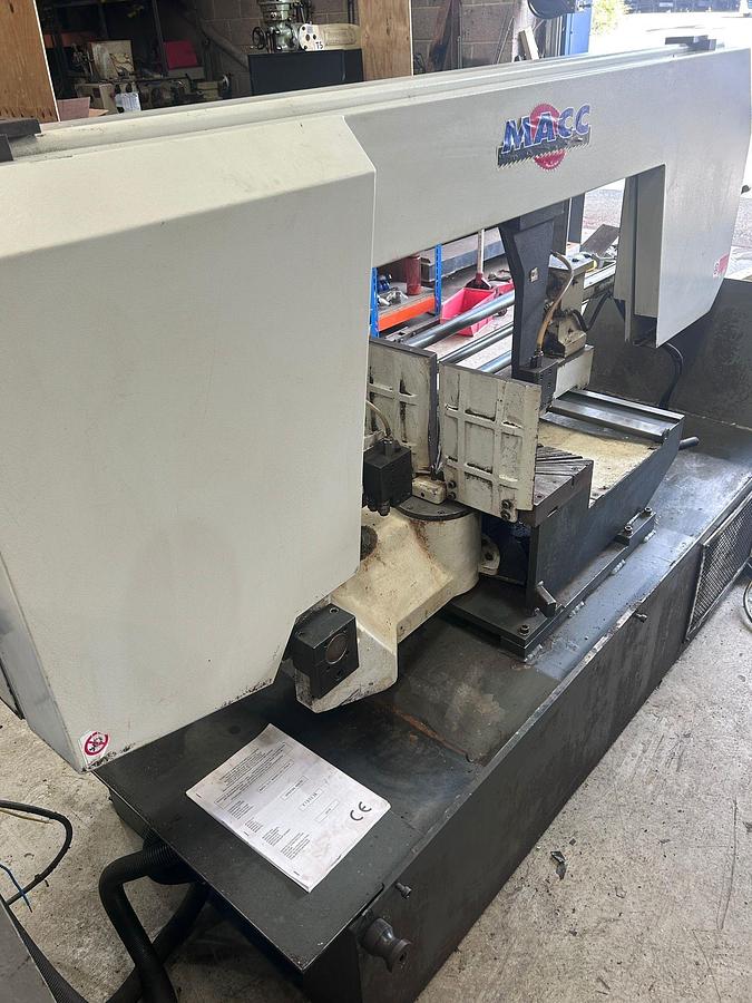 Used Macc 650 DI Semi-Auto Double Mitre Horizontal Bandsaw