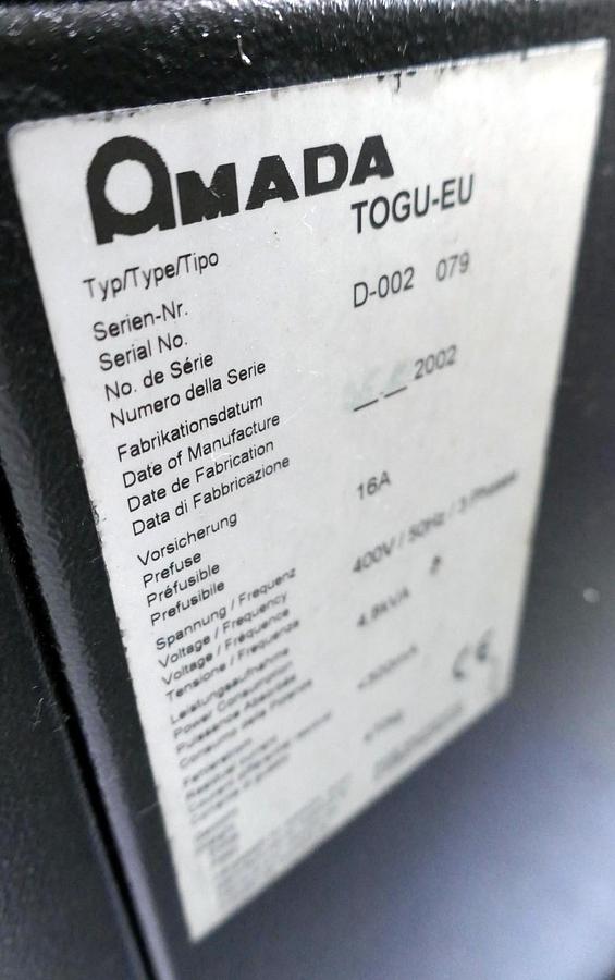 Used Amada Togu-EU Automated Punch Press Tool Grinder