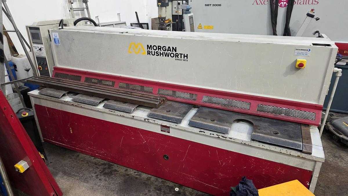 Used Morgan Rushworth HSGS 3100/6 Hydraulic Shear