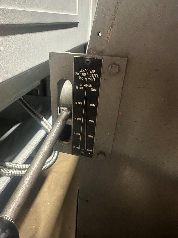 Used Walton WPG/1250/3 Mechanical Shear
