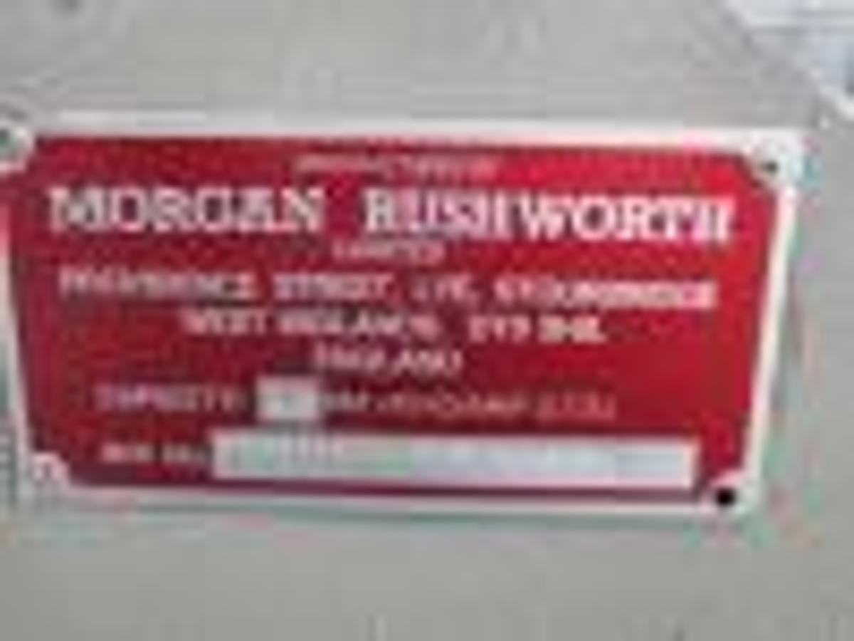 Used Morgan Rushworth BP50/16 Box & Pan Folder