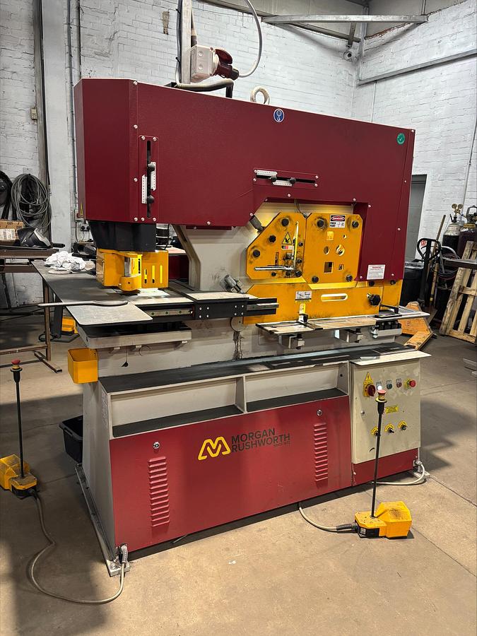 Used Morgan Rushworth HST125 NC Hydraulic Punch / Steelworker