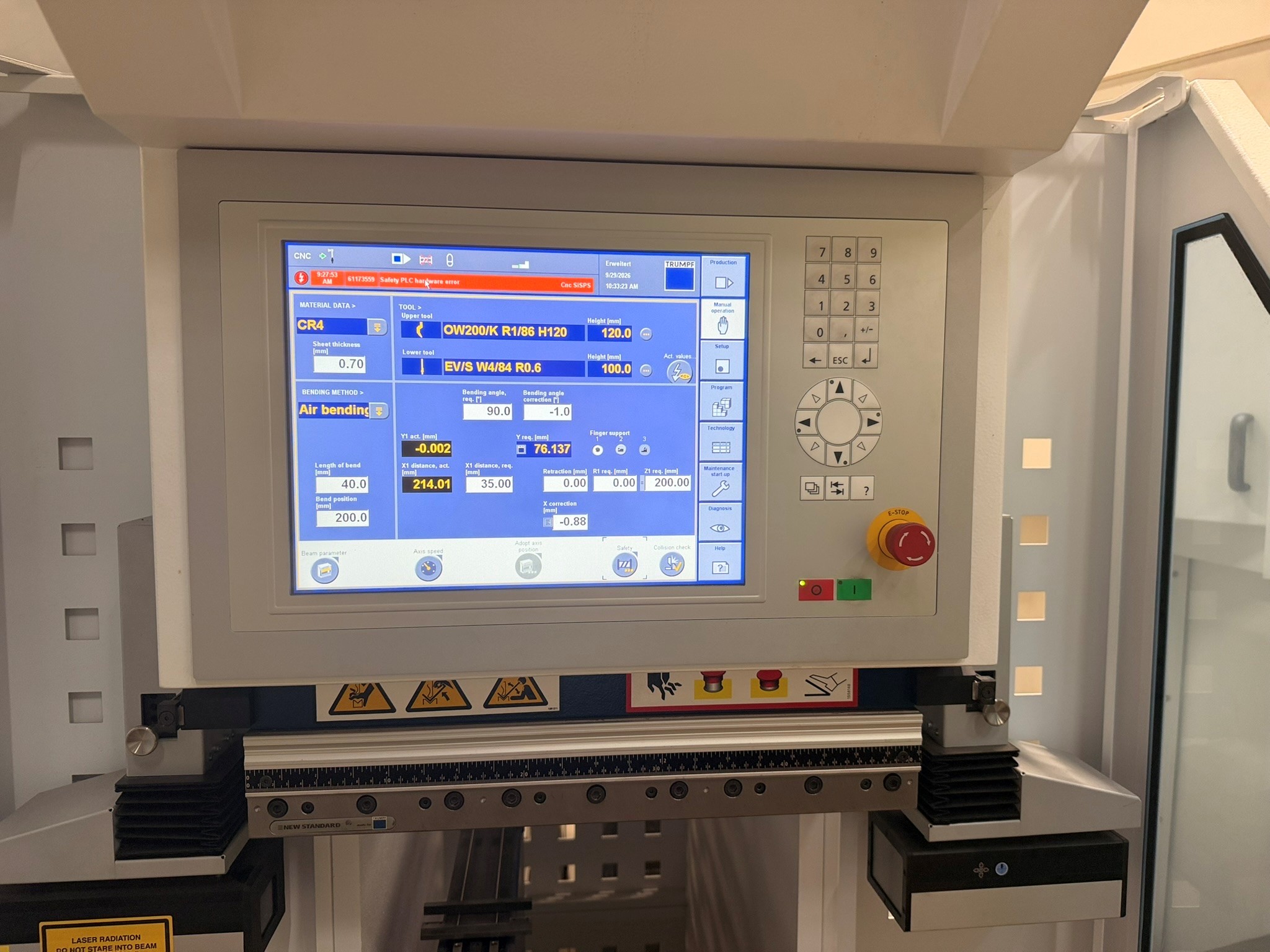 Used Trumpf Trubend 7018 Electromechanical CNC Downstroke Pressbrake