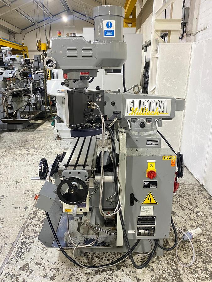 Used Europa 1000VS Turret Mill