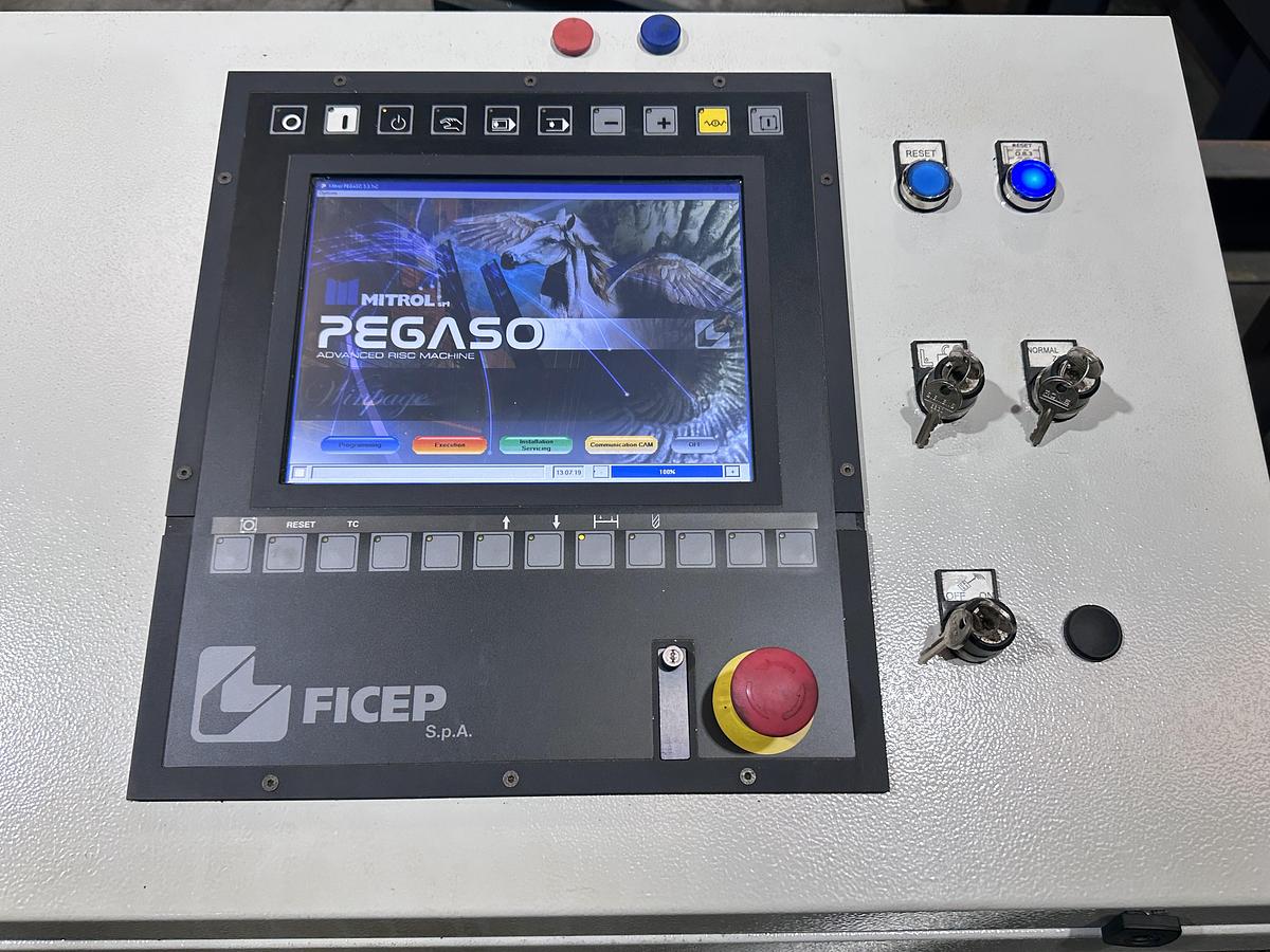 Used Ficep Excalibur 1201 EX CNC Drilling Line