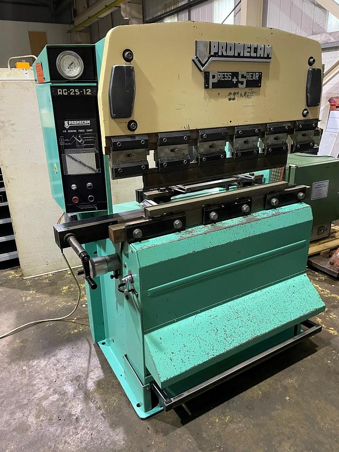 Used Promecam RG 2512 Hydraulic Pressbrake