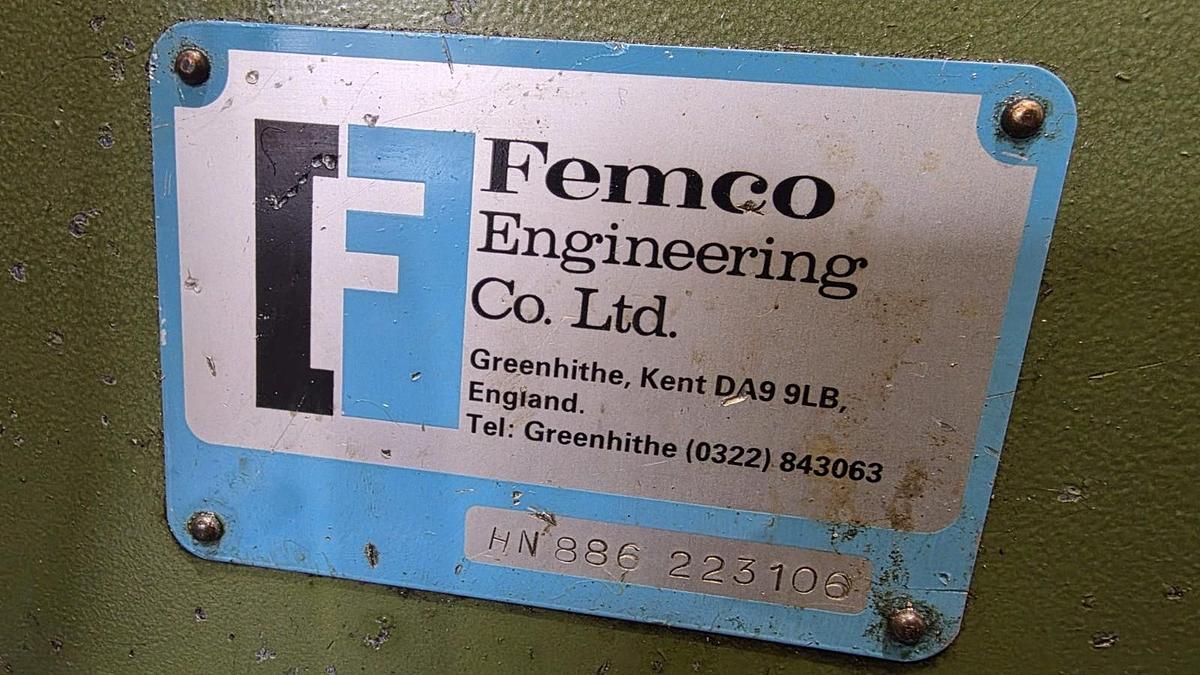 Used Femco HN 886 Hydraulic Corner Notcher