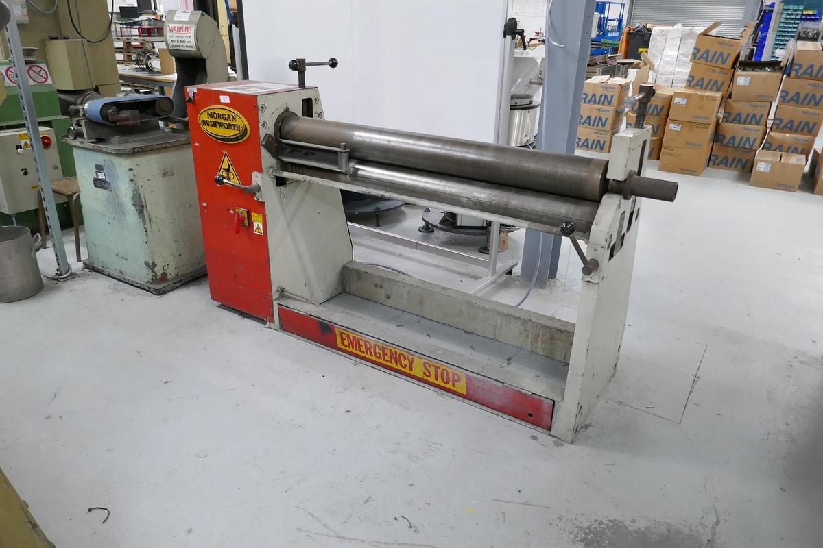 Used Morgan Rushworth TRTS 1300/3.2 Initial Pinch Bending Rolls