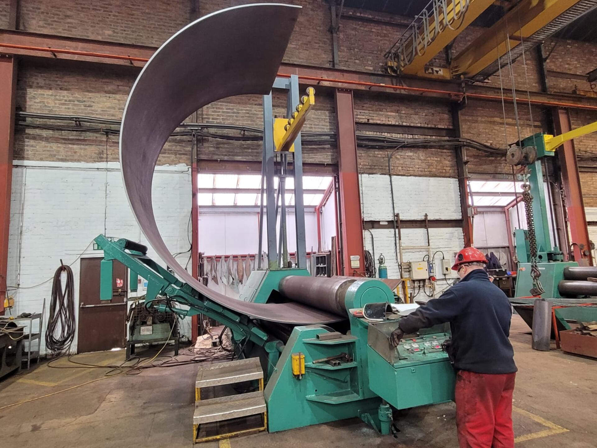 Used Stolting Heavy Duty Hydraulic 3 Roll Double Pinch Plate Bending Rolls