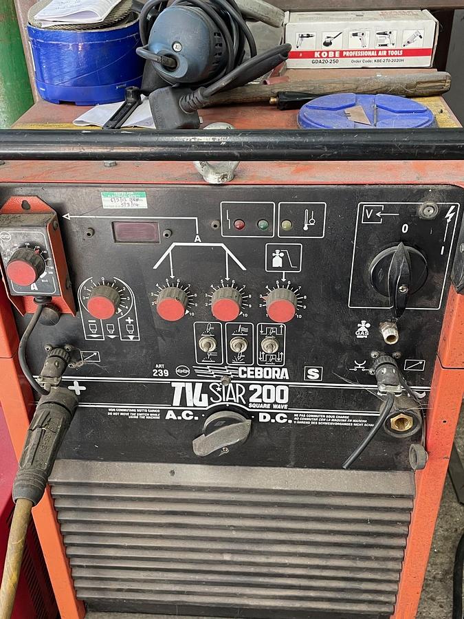 Used SOLD / Cebora TIG STAR 200 Tig Welder