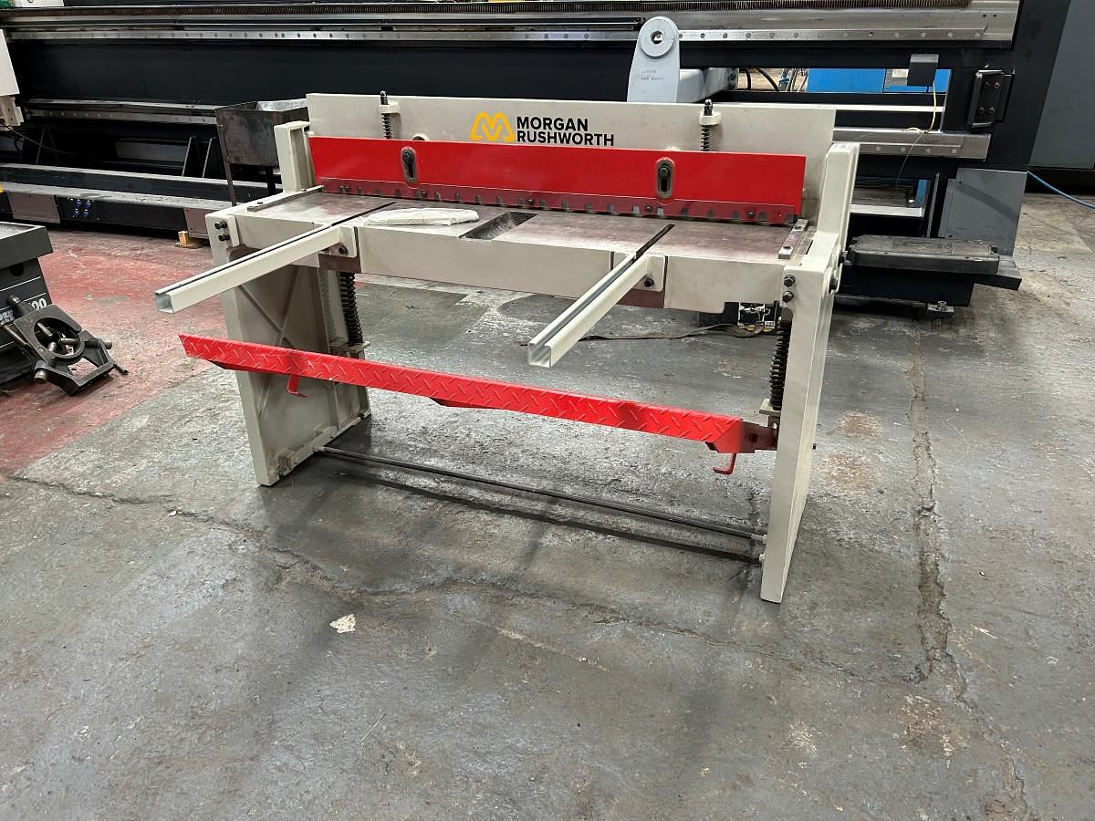 Used Morgan Rushworth ASTS 1320/1.6 Treadle Shear