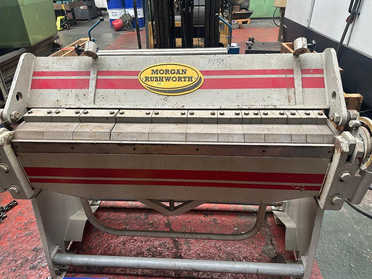 Used Morgan Rushworth BP50/16 Box & Pan Folder