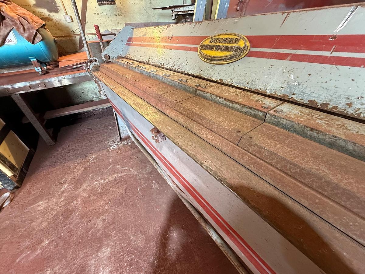 Used Morgan Rushworth BP100/14 Box & Pan Folder