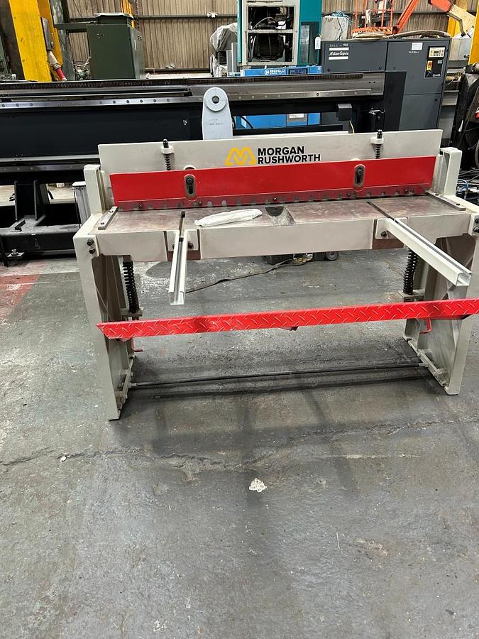 Used Morgan Rushworth ASTS 1320/1.6 Treadle Shear